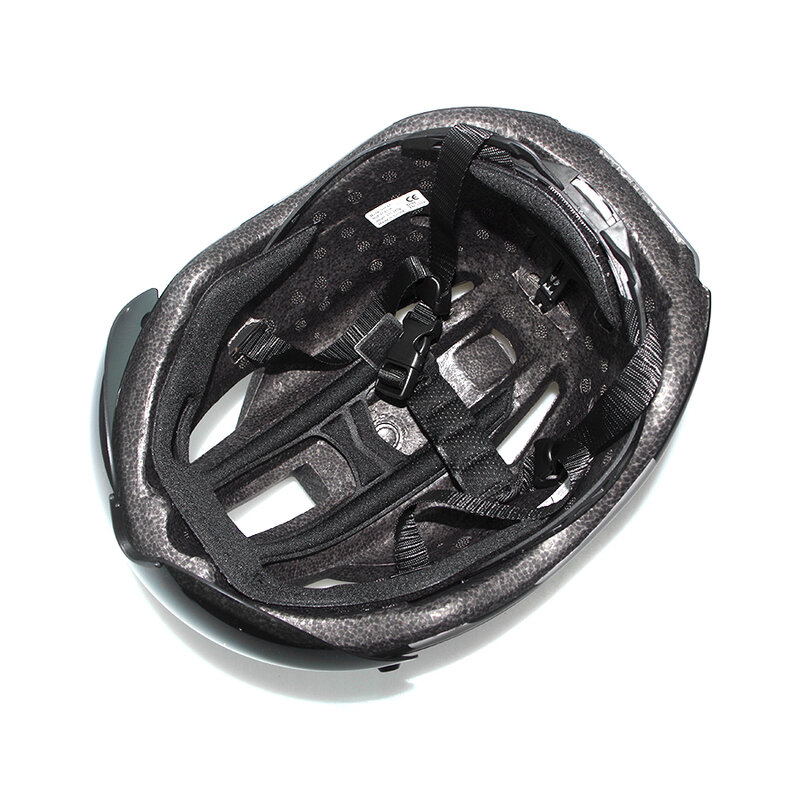 Aero capacete tt tempo julgamento ciclismo capacete para homens mulheres óculos de corrida de estrada da bicicleta capacete com lente casco ciclismo equipamentos
