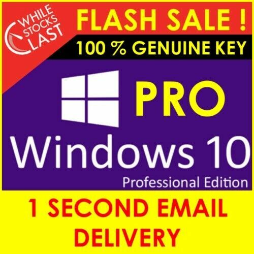 WINDOWS 10 PRO PROFESSIONAL GENUINE LICENSE - Instant Delivery 5 minute - Working on Microsoft Site