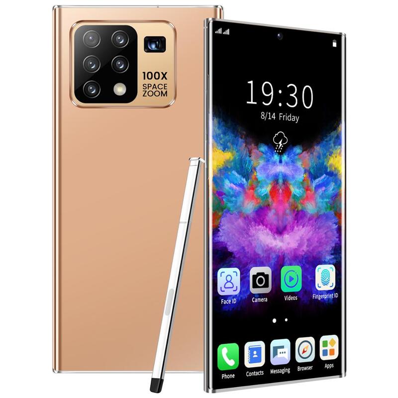 Note 20+ Universal 5G LET Cellphones 6.8 inch 8GB+512GB Android10 Smartphones HD Five Camera Dual SIM Mobile Phone with TouchPen