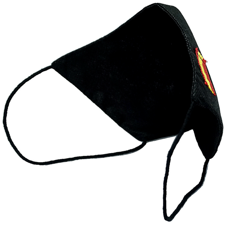 Маска Испания черная многоразовая маска испанская Тканевая маска эргономичная маска