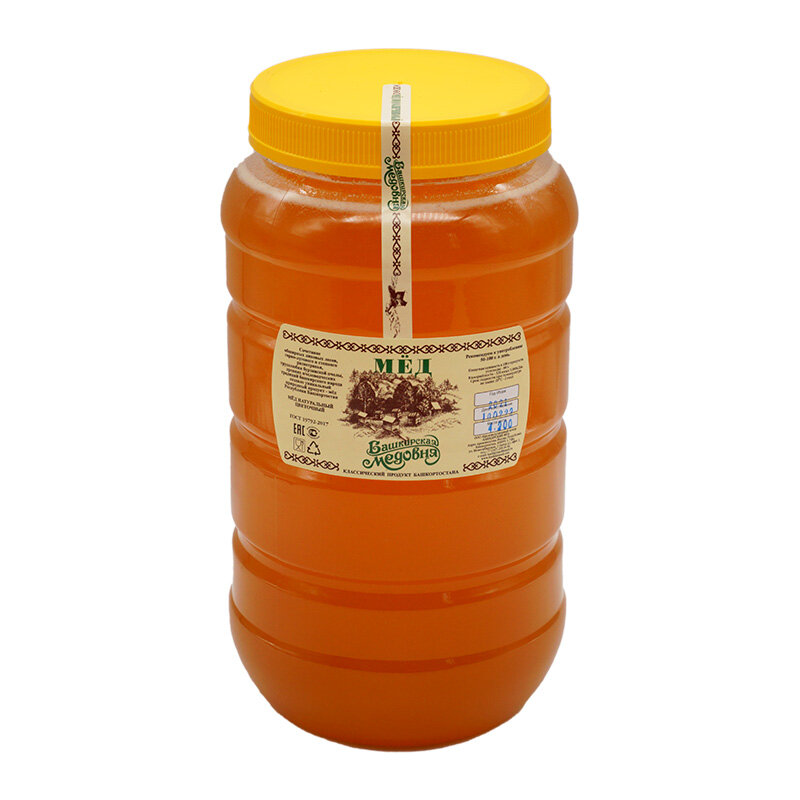 Miele Bashkir girasole naturale Bashkir miele 4200 grammi vaso di plastica