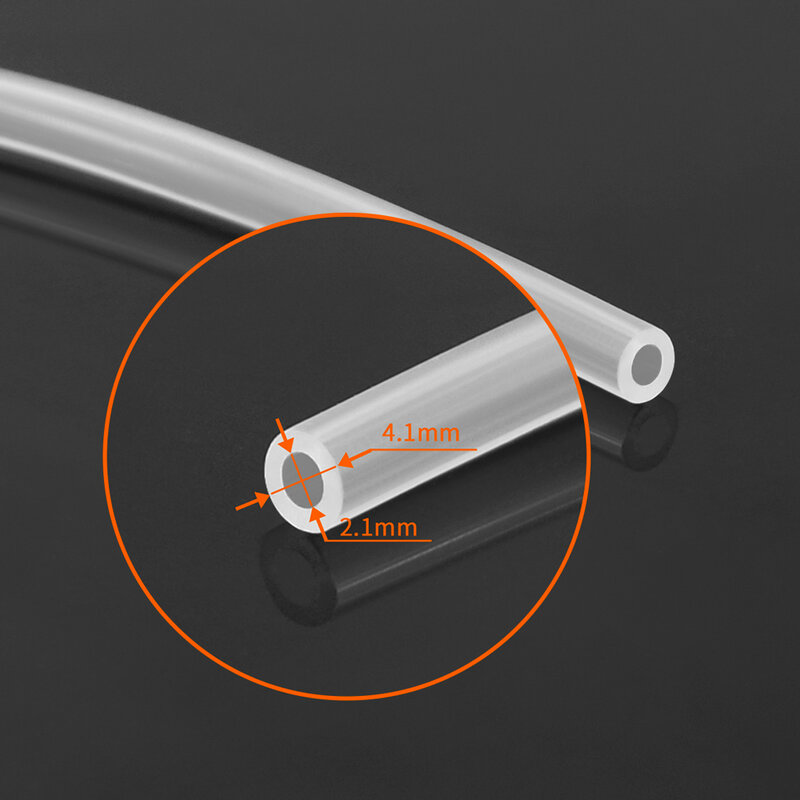 1/2/4M Bowden Extruder PTFE tube for J-head Hotend V5 V6 1.75mm Filament ID 2mm OD 4mm Teflon pipe for Ender 3 3D Printer Part
