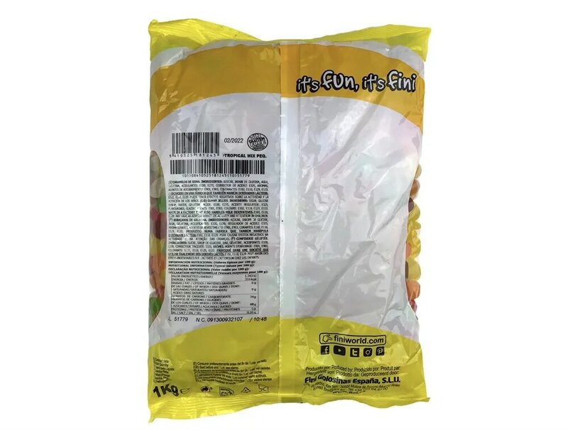 Jujube Tropical Mix Mini Fini 100 C. Chewing Marmalade For Children Fruit Confectionery Groceries Food Gift Sets Marmelad Show Store Мармелад Шоу sweets candies Chaw