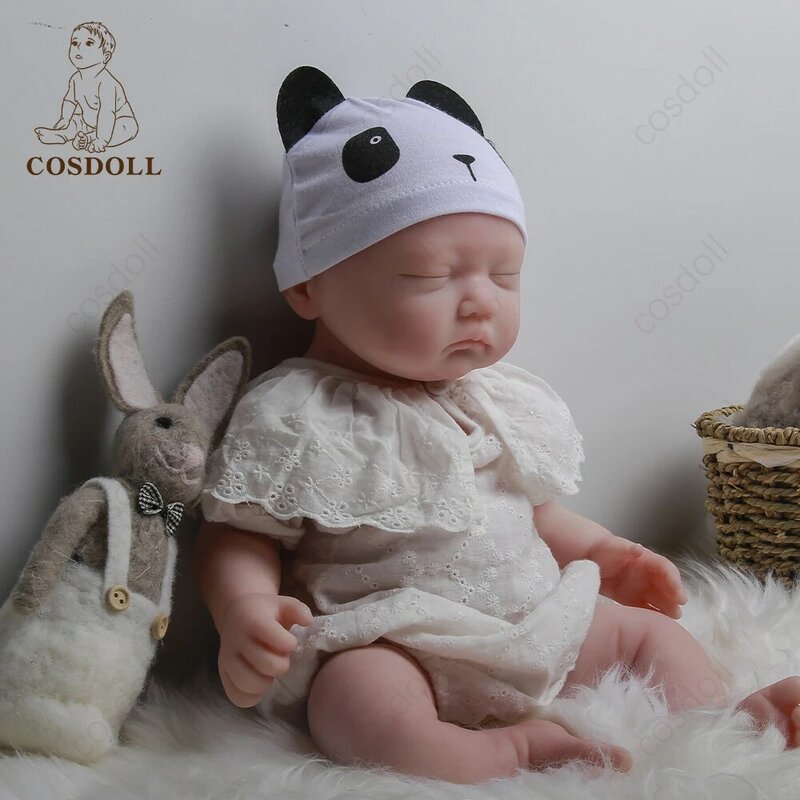 Bebe reborn 45cm 3.45kg Full Body Silicone Reborn Baby Toddler Doll Adorable Babies Doll Very Soft Dolls Toy Gift bonecas #06