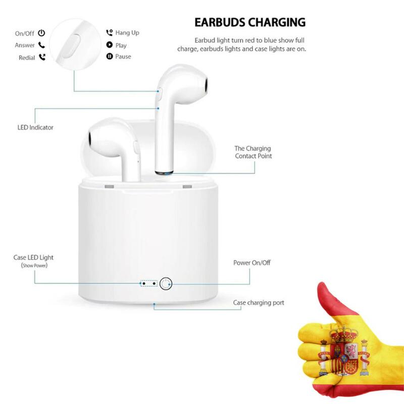 I7s TWS wireless headset Bluetooth 5,0 athletic headphones Earphone with mic for Xiaomi Samsung Huawei LG