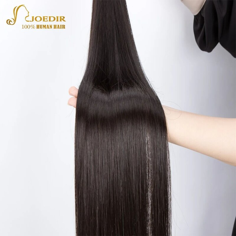 Joedir-peruano Straight Hair Weave, extensões de cabelo humano, extensões de cabelo tece, alta 12A, 3 Pacotes, 3 Pacotes Deal, 300g