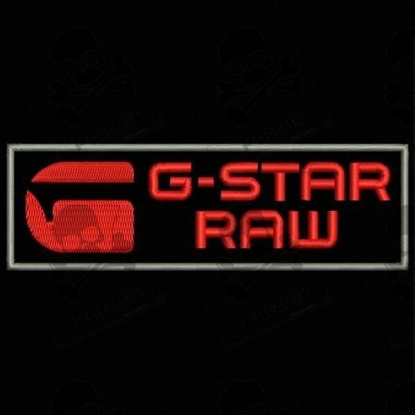 G-STAR RAW Eisen patch Toppa ricamata gestickter patch brode remendo bordado parche bordado