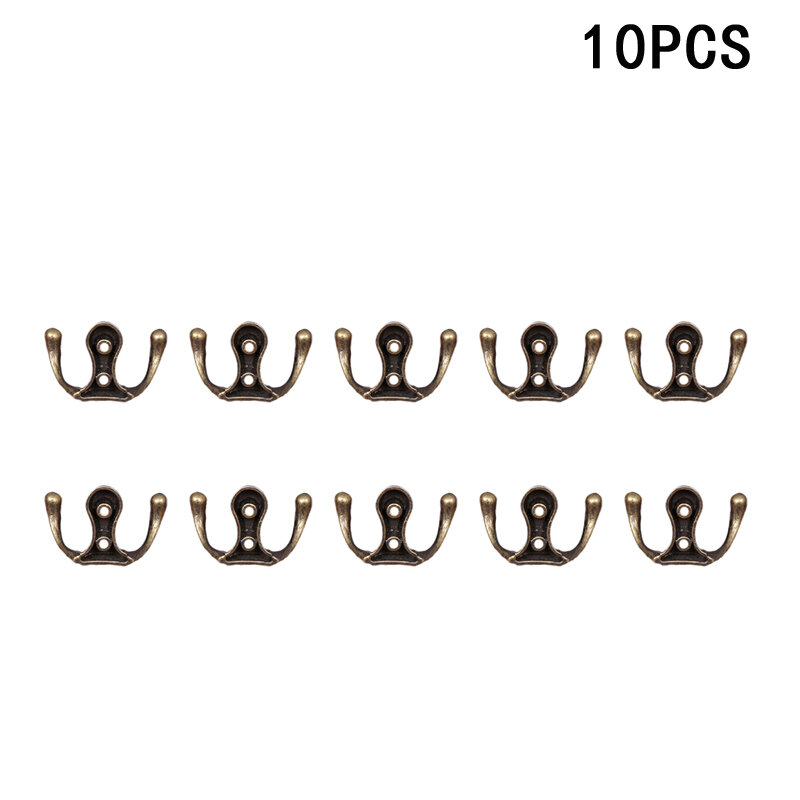 10 Pcs Vintage Storage Rack Wall Hooks For Home Coats Hat Clothes Hanger Towel Keys Wall Mounted Hooks Bath Hanging Accessories