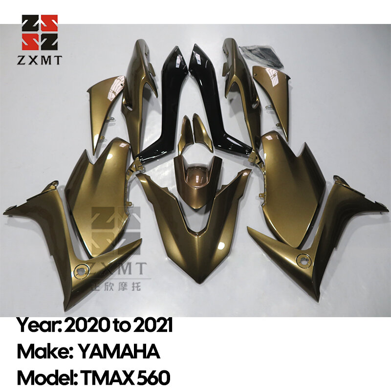 ZXMT pannello moto ABS plastica carenatura carrozzeria Kit carenatura completa per 2020 2021 YAMAHA TMAX 560 Tech Max 20 21 perla oro blu