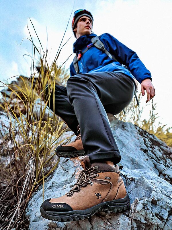GOLDEN CAMEL-zapatos de senderismo impermeables para hombre, botas militares tácticas de alta botas calidad para exteriores, zapatillas antideslizantes, zapatos de Trekking Para Hombre Botas Tacticas Hombre Militar