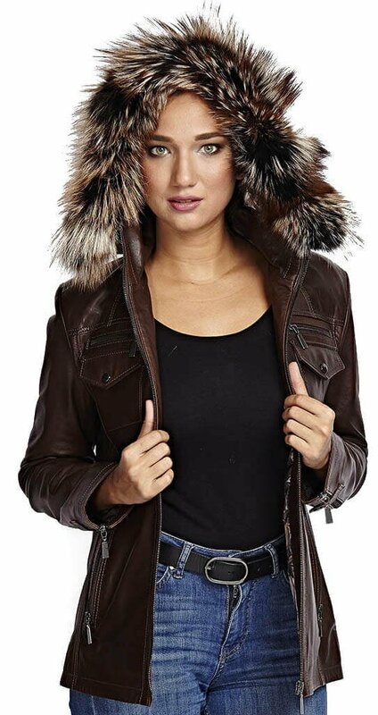 Giacca da donna in vera pelle cappotto in montone di agnello di pecora autunno inverno 2022 sottile Biker Vintage di grandi dimensioni tig Furry