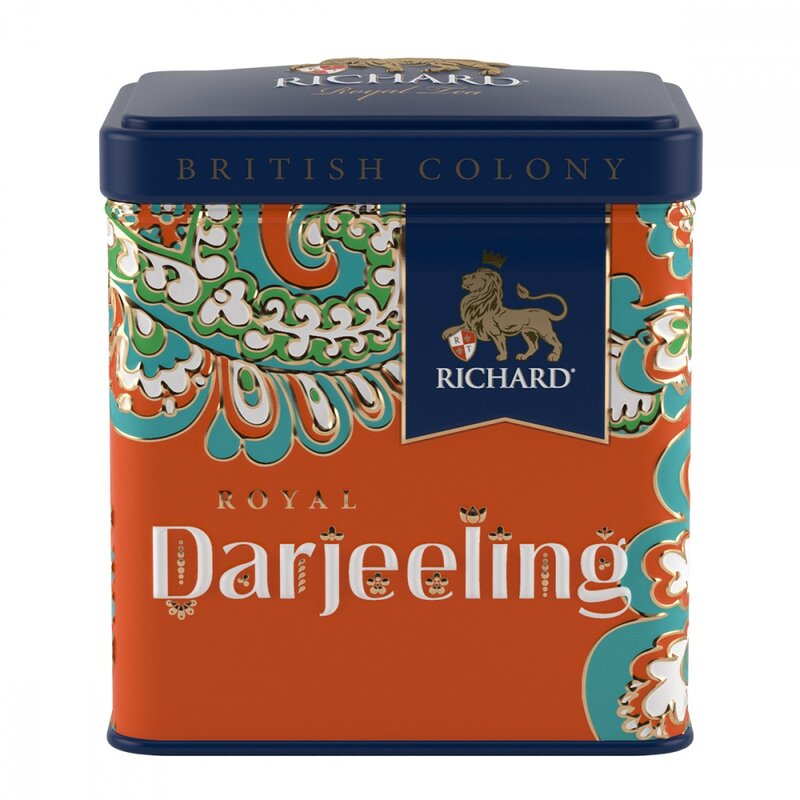 Té Richard "colonia británica Royal Darjeeling", hoja negra, 50 gr