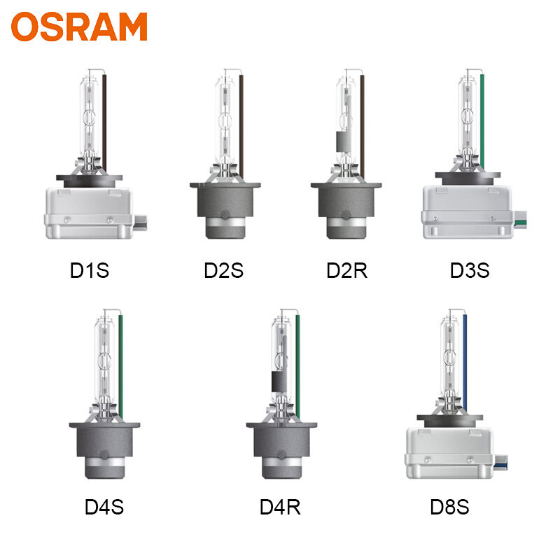 OSRAM-Farol original do xénon do carro, luz branca padrão, 4200K, D1S, D2S, D3S, D4S, 66140, 66240, 66340, 66440, CLC, ESCONDIDO clássico, 1x