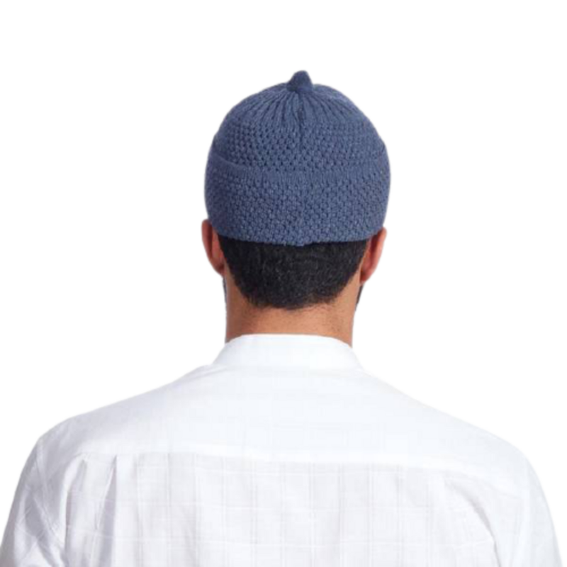 Gorro gorro turco muçulmano islâmico kufi taqiya takke peci crânio boné de oração chapéu com cores sólidas bobble stretchable