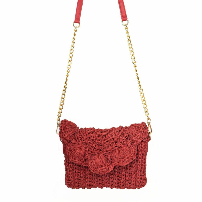 2021 Women's Straw Envelope Bag With Flower Motif Bohemian Straw Handmade Shoulder Bag women bags beach bag messenger bag