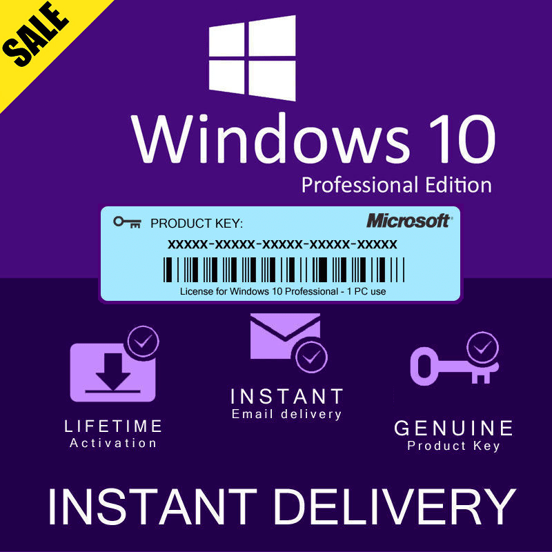 Microsoft Windows 10 Pro Key 32 64 Bit Echt Licentie Activering