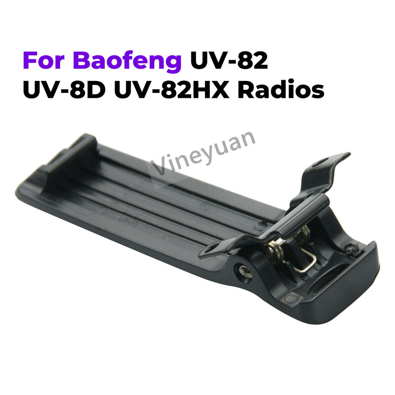 20 pçs original clipe de cinto walkie talkie clipfor baofeng UV-82 UV-82L UV-8D UV-89 UV-82HP UV-82HX rádios bidirecionais