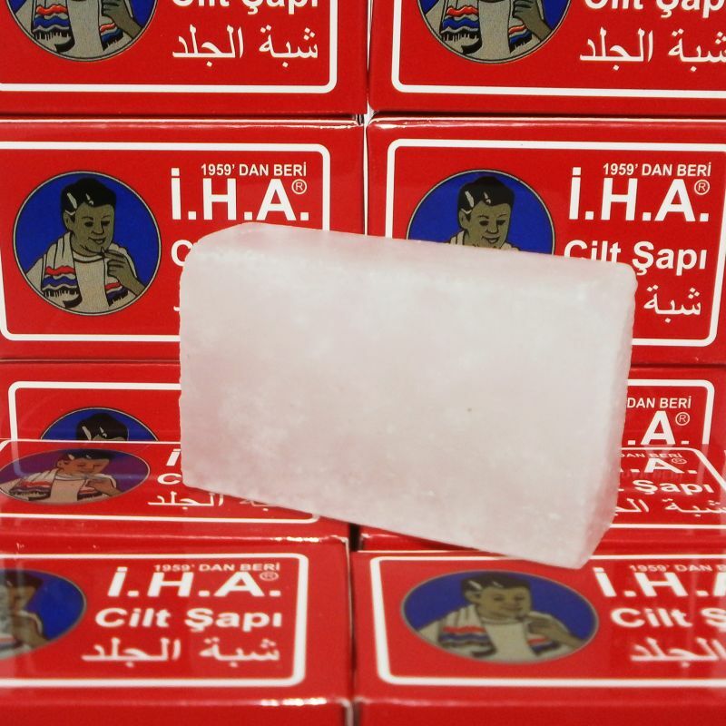 IHA-Pedra Estíptica Anti-Transpiração, Rolha De Sangue Após A barba, 70 Gr