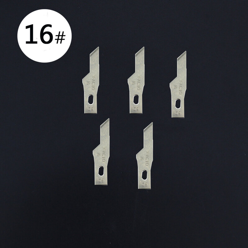 5 piezas 16 # cuchillas herramientas de tallado de madera para grabado artesanal cuchillo de escultura herramienta de corte de bisturí herramienta de reparación de PCB