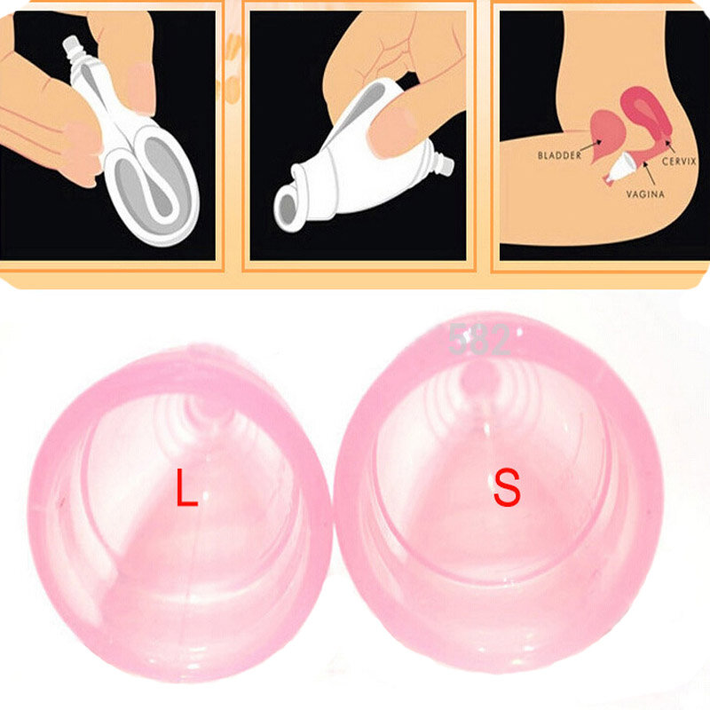 2pcs Feminine hygiene products lady menstrual cup alternative tampons medical silicone cup Health cup