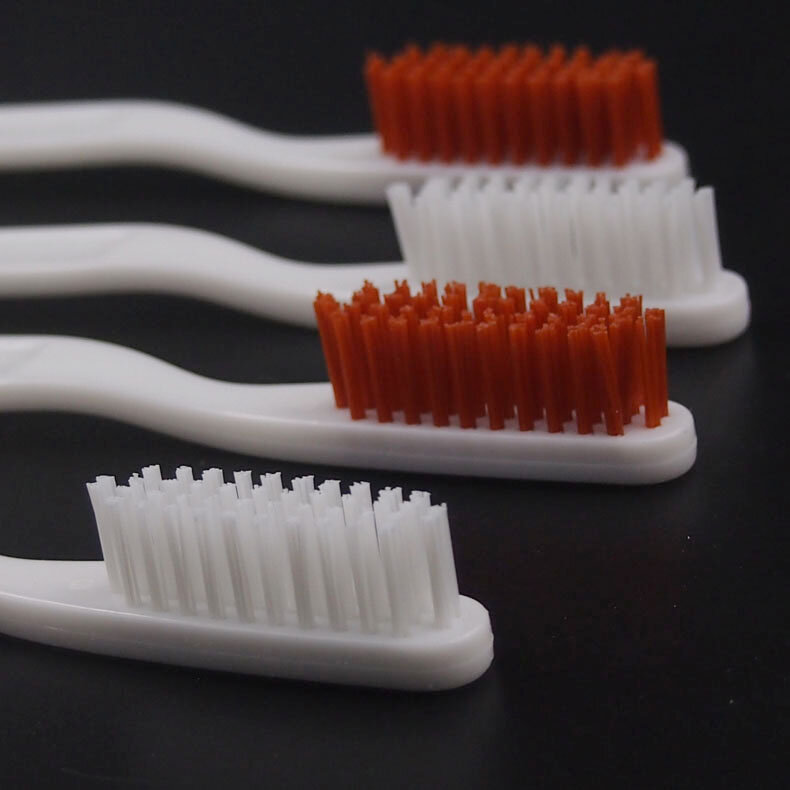 DR.PERFECT-Escova de Dentes Dupla Limpeza Oral, Super Duro, Projetado para Fumar, Home Oral Care, Frete Grátis, 12Pcs Set