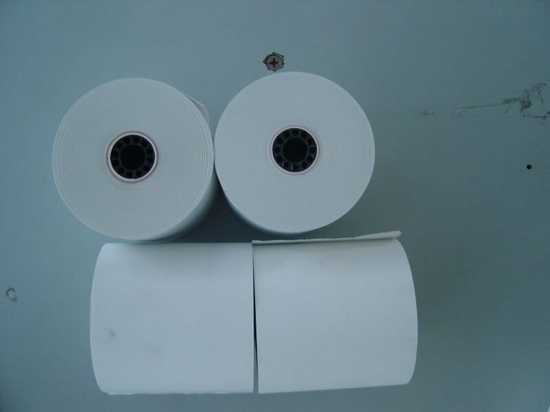 10 рулонов/упаковка кассового аппарата/POS однослойные бумажные рулоны 44 мм x 40 мм (ширина 1,75 дюйма)