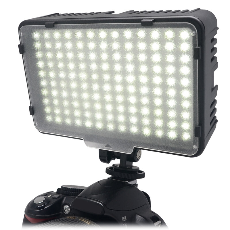 Mcoplus-luz LED 130 para fotografía y vídeo, iluminación para Canon, Nikon, Sony, Panasonic, Olympus, Pentax y cámara DV, Comcorder VS CN-126