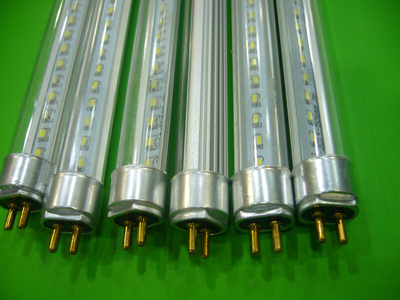 Wholesale High Bright 9W T5 Led Tube 563mm Fluorescent Replacement Tube Light Bulb Free Shipping