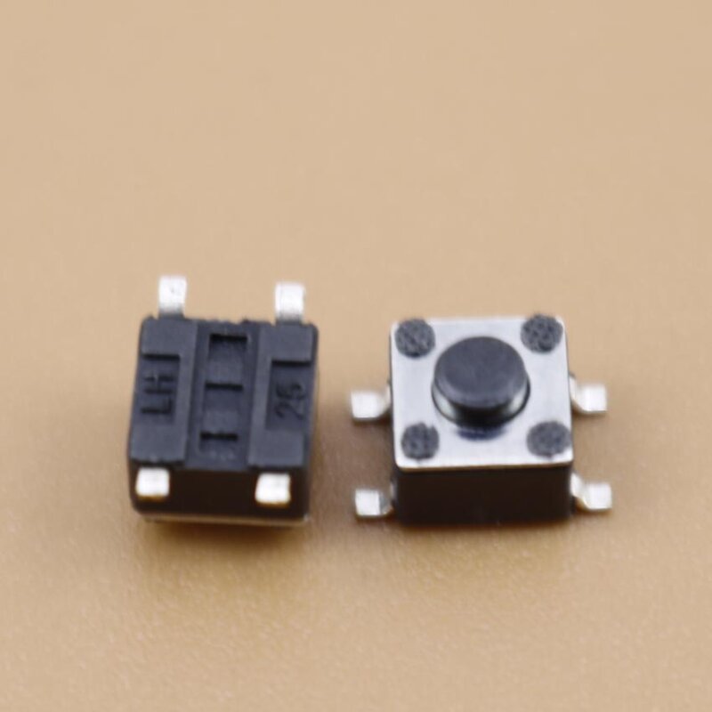 YuXi interruptor Leve toque, 4.5*4.5*3.8 H interruptor remendo 4 pés minúsculos botões 4.5X4.5X3.8