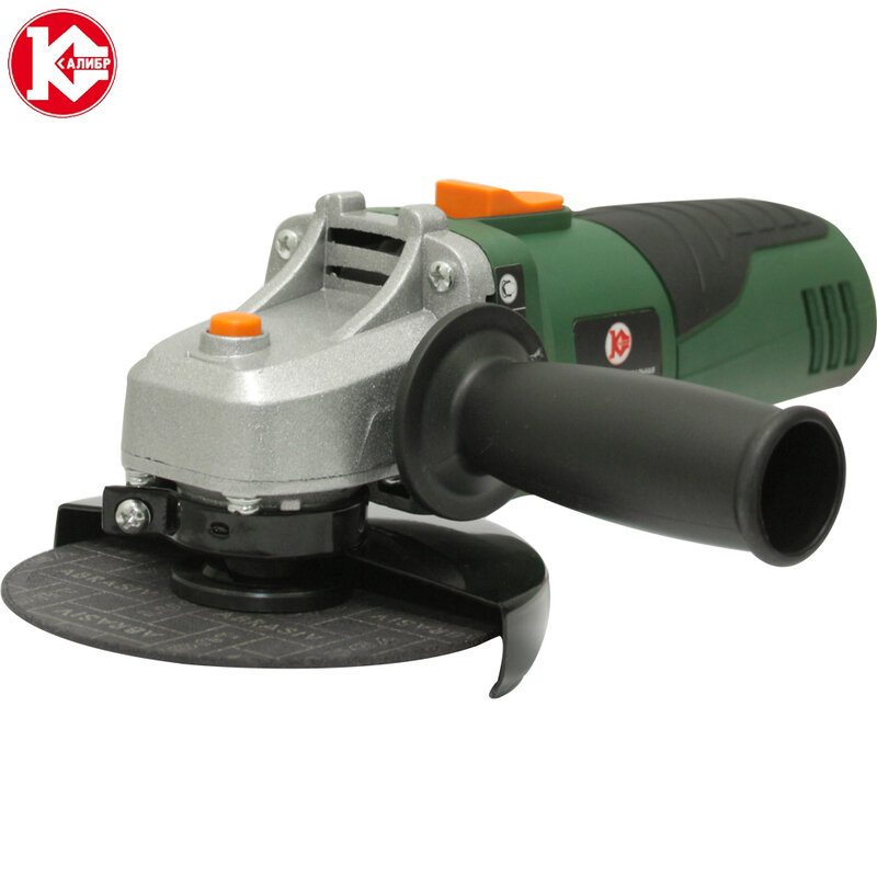 Ferramenta elétrica Angle grinder Kalibr MSHU-115/755, disco 115mm, 755 W de potência, ferramenta de poder para a moagem e corte angular metall