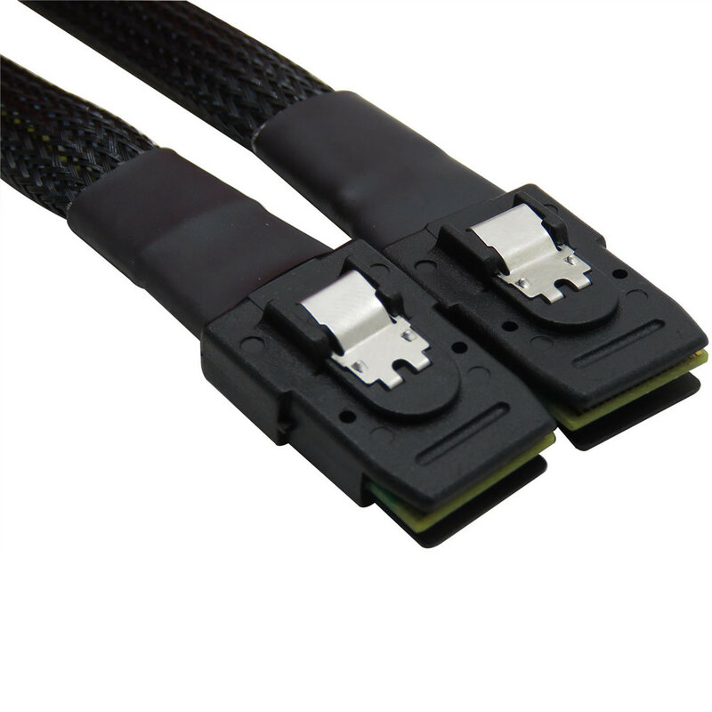 Kabel Sata SFF-8087 untuk SFF8087 Mini SAS 36 Pin untuk Mini SAS 36 P 6 G/S Kabel Data 1M