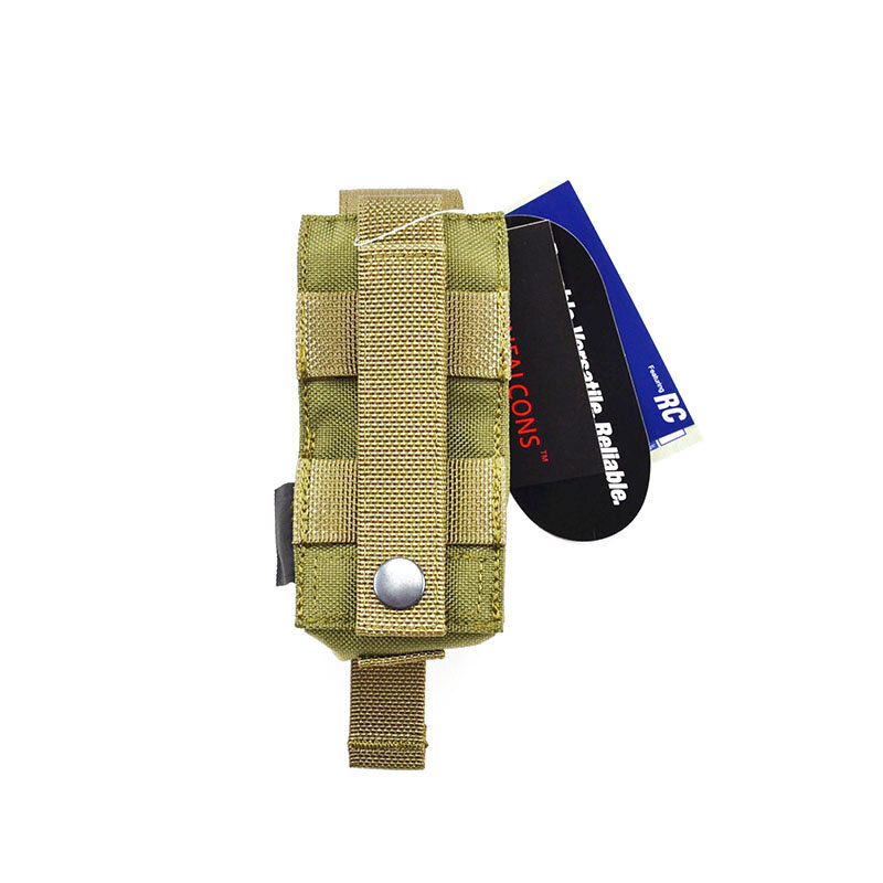 TwinFalcons-Bolsa de linterna TW-P001 para walkie-talkie, soporte de Radio bidireccional, MOLLE, caza, Campamento, escalada, caminata táctica al aire libre