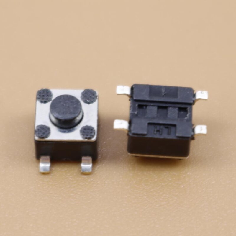 YuXi Light touch switch, 4.5*4.5*3.8 H patch 4 interruttore a pedale minuscoli bottoni 4.5X4.5X3.8