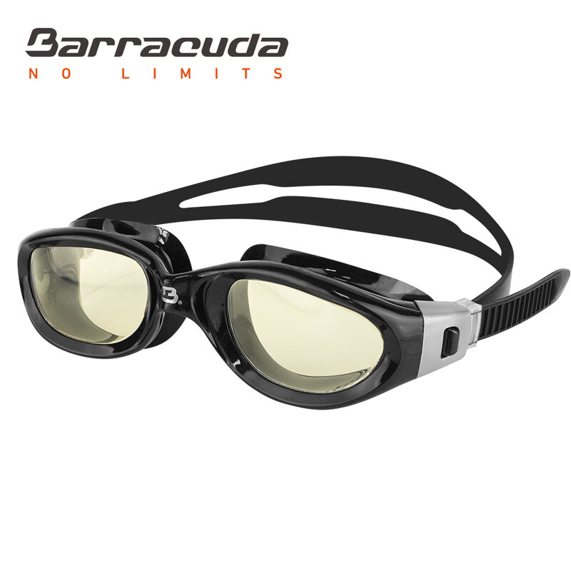 Kacamata Renang Barracuda Bingkai Longgar Triathlon Air Terbuka Anti-kabut Perlindungan UV untuk Dewasa Pria Wanita 13520 Kacamata