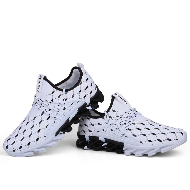 IMAXANNA White Man Sneakers Women Running Shoes Outdoor Shoes Men Athletic Lace-Up Women's Sport shoes Breathable Men's Sneakers