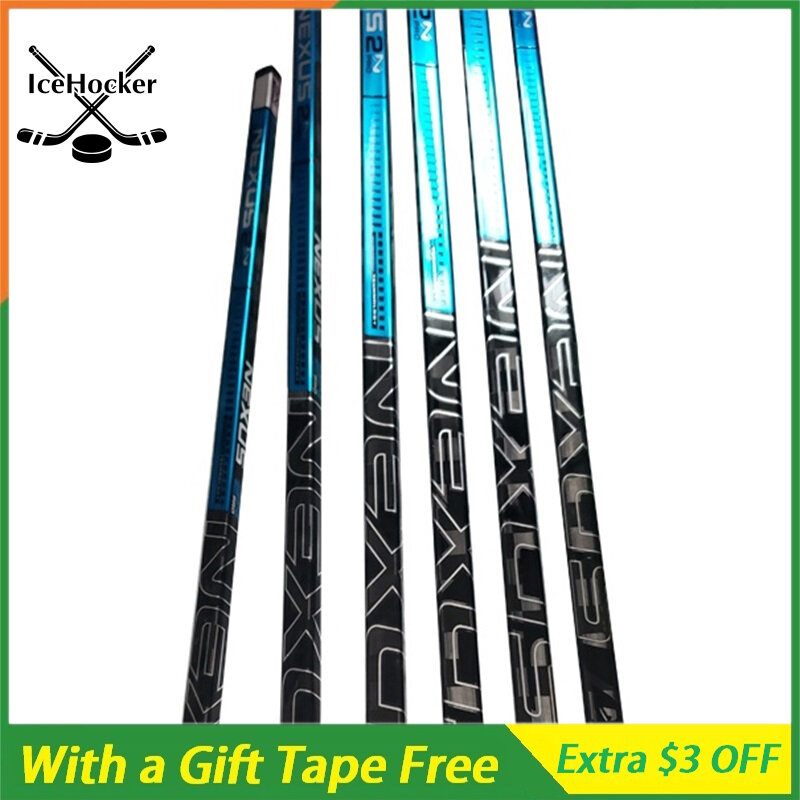 Carbon Fiber Ice Hockey Stick N Series 2 with a Free Tape with Grip SR/INT/JR P92 P88 P28 Light Weight 420g FREE SHIPPING