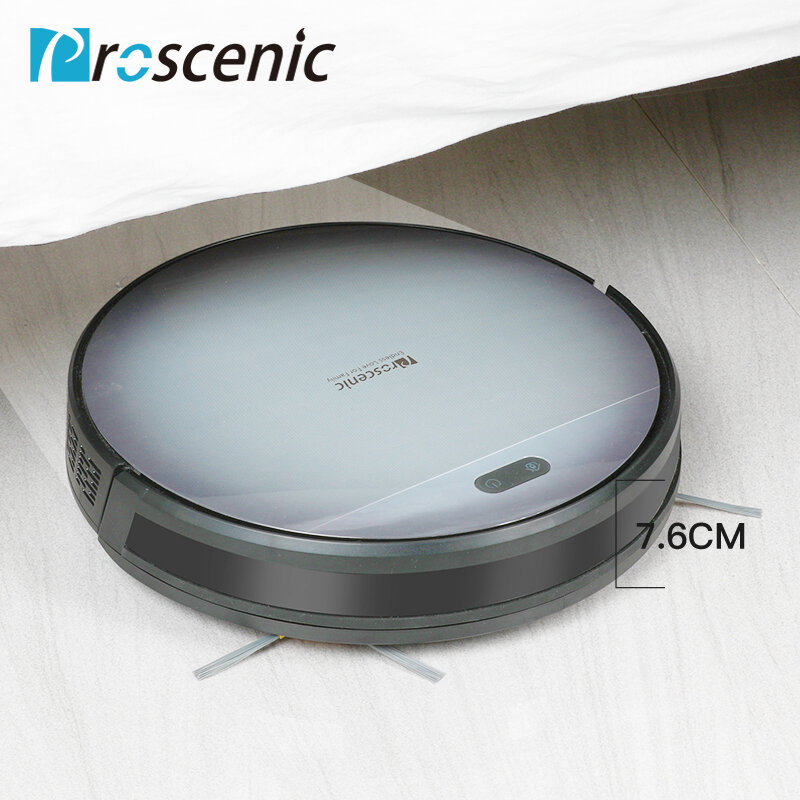 Proscenic 800T Robot Vacuum Cleaner Automatic Sweeping Dust Mopping Mobile App Remote Control Planned Robotic Vacuum 3 in 1