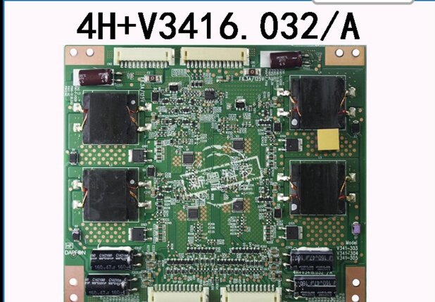T-con Connect Logic Board, 4H + V3416.032, A, Use com V341-303, V341-304, V341-305