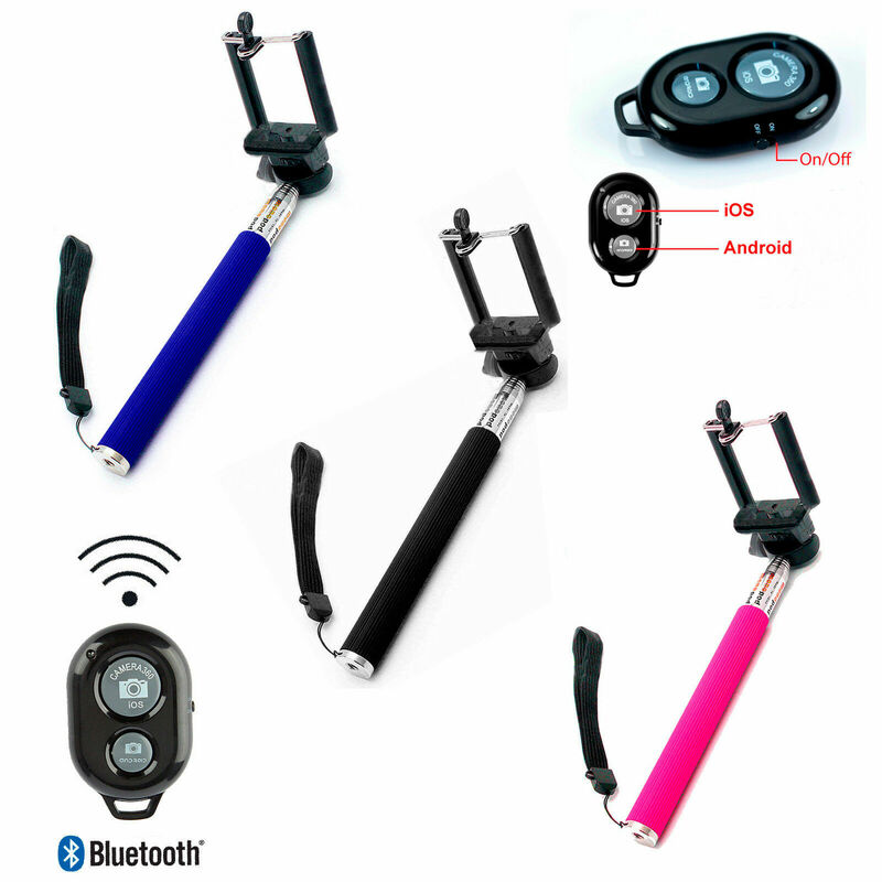 Universal Bluetooth Selfie Stick tripod stand monopod BUTTON de Camera Phone Mobile for iPhone Samsung Huawei Xiaomi Smartphone