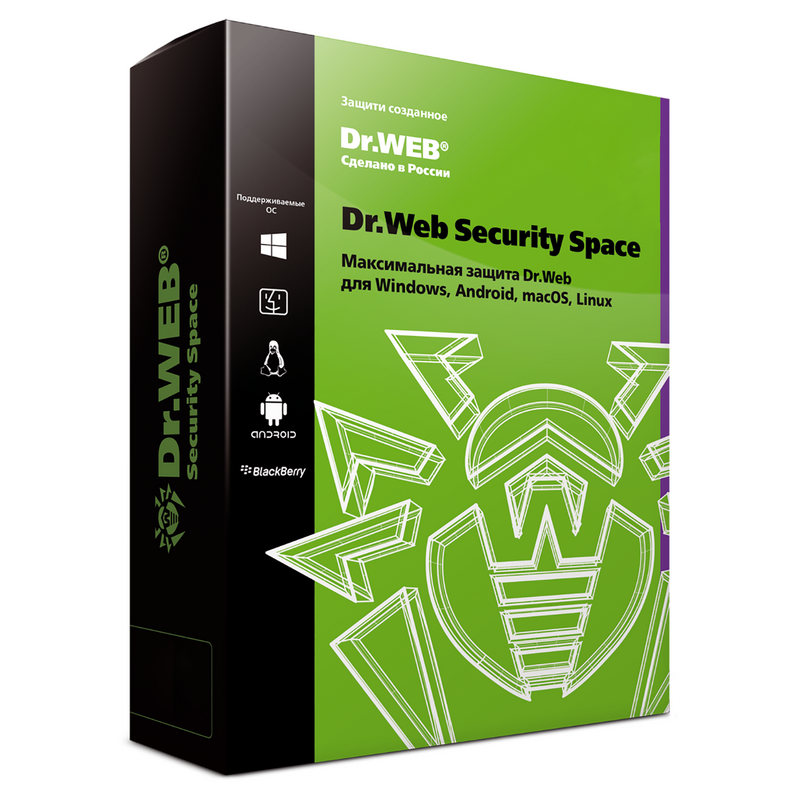 Dr. web security space comprehensive protection License 3 PCs for 12 months. (+ 3 months, promotion) lhw-bk-12m-3-a2