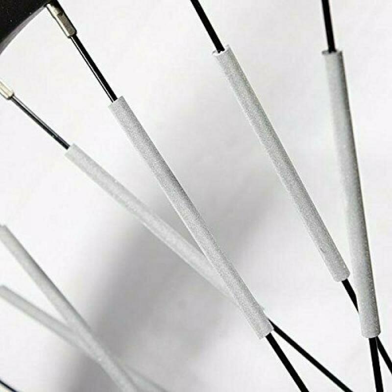 12/36/72Pcs Bike Reflector Buis Bike Wheel Spoke Reflecterende Sticker Tube Waarschuwing Veiligheid Licht Diy Fiets reflector Reflector Buis
