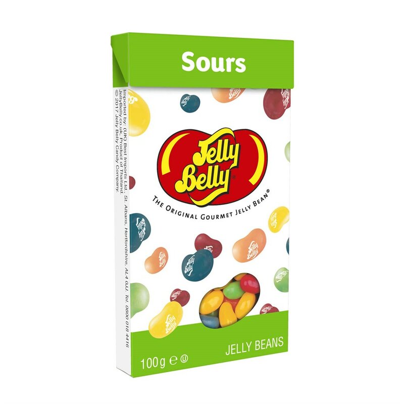 Candy Jelly Belly Bronnen Zure Fruit 100 Gr. Doos