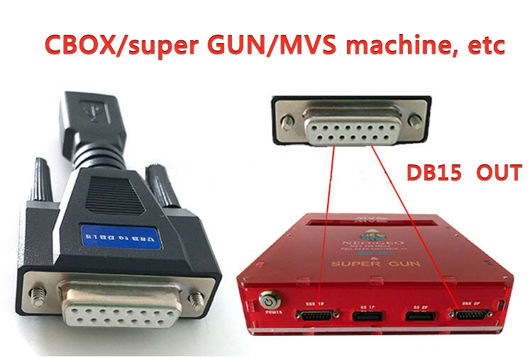 Переходник USB на SNK, коннектор USB для джойстика SNK 15P DB15 для CBOX play, с PS3 PS4 XBOX360 XBOXONE 8BITDO Joypad