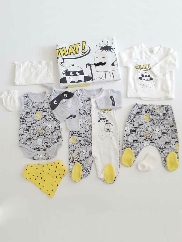 Baby Girl Boy Babies Newborn Clothing 10-pcs Hospital Outlet Custom Fabric Antibacterial Babies Healthy Safe Outfit Sets Dresses