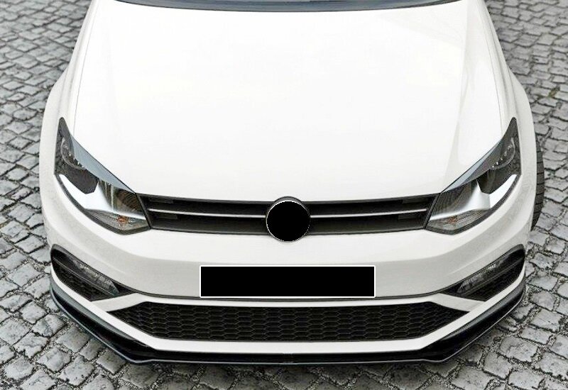 Max Design Front Splitter Voor Vw Polo 2009-2017 Auto Accessoires Splitter Spoiler Diffuser Auto Tuning Side Skirts Wing