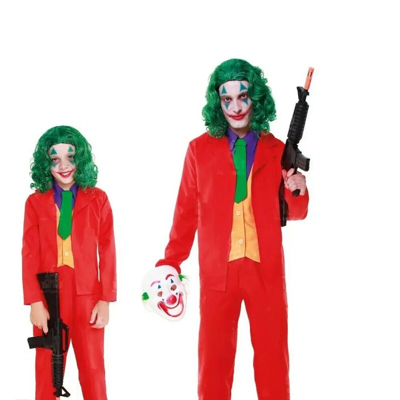 Halloween Kostuum Voor Man Jongen Joker, Halloween Carnaval Kostuums, Volwassen/Kind Cosplay Kostuums, Party Pak
