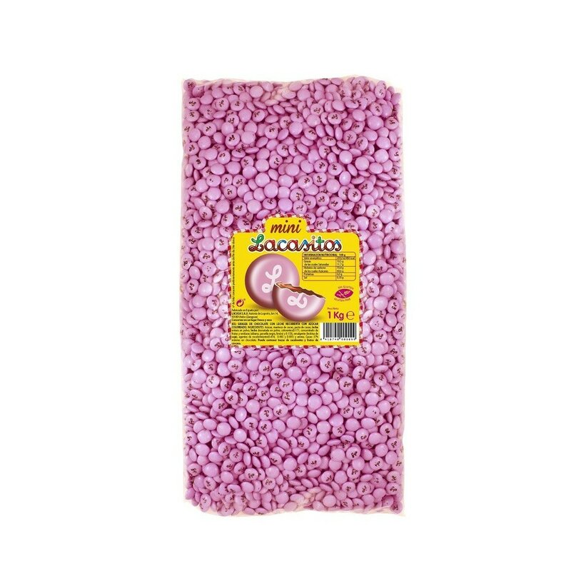 Mini pastelaria · lacasitos cor-de-rosa · 1kg.
