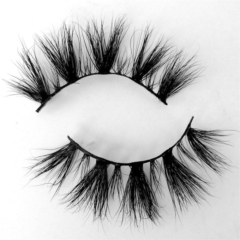 False eye lashes handmade natural make up False eyelashes glitter packing 1 pair box make up sexy 3D Mink Lashes S45