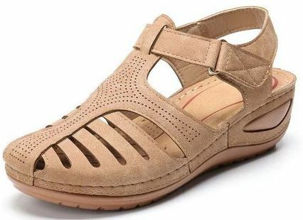 ¡Mejor vendedor de 2020! Sandalias de mujer YEELOCA m002 de lunares, zapatos de verano antideslizantes con punta redonda PO547