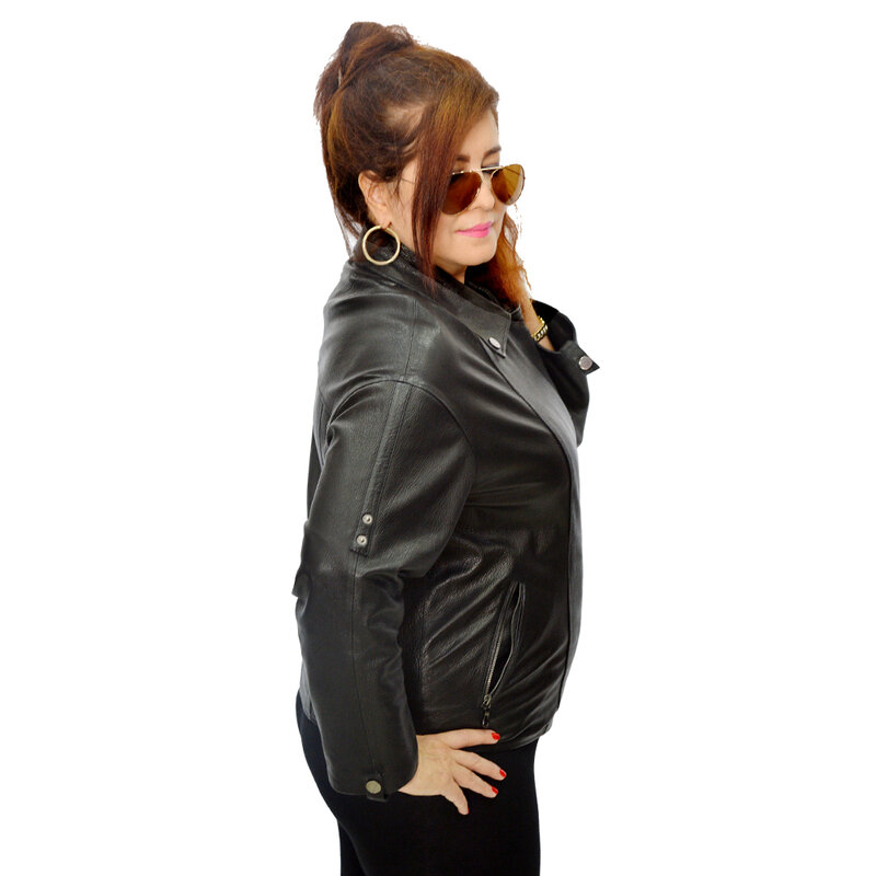 Zoramotti-革のジャケット,クラシックな革のラムスキン,天然の革,保温
